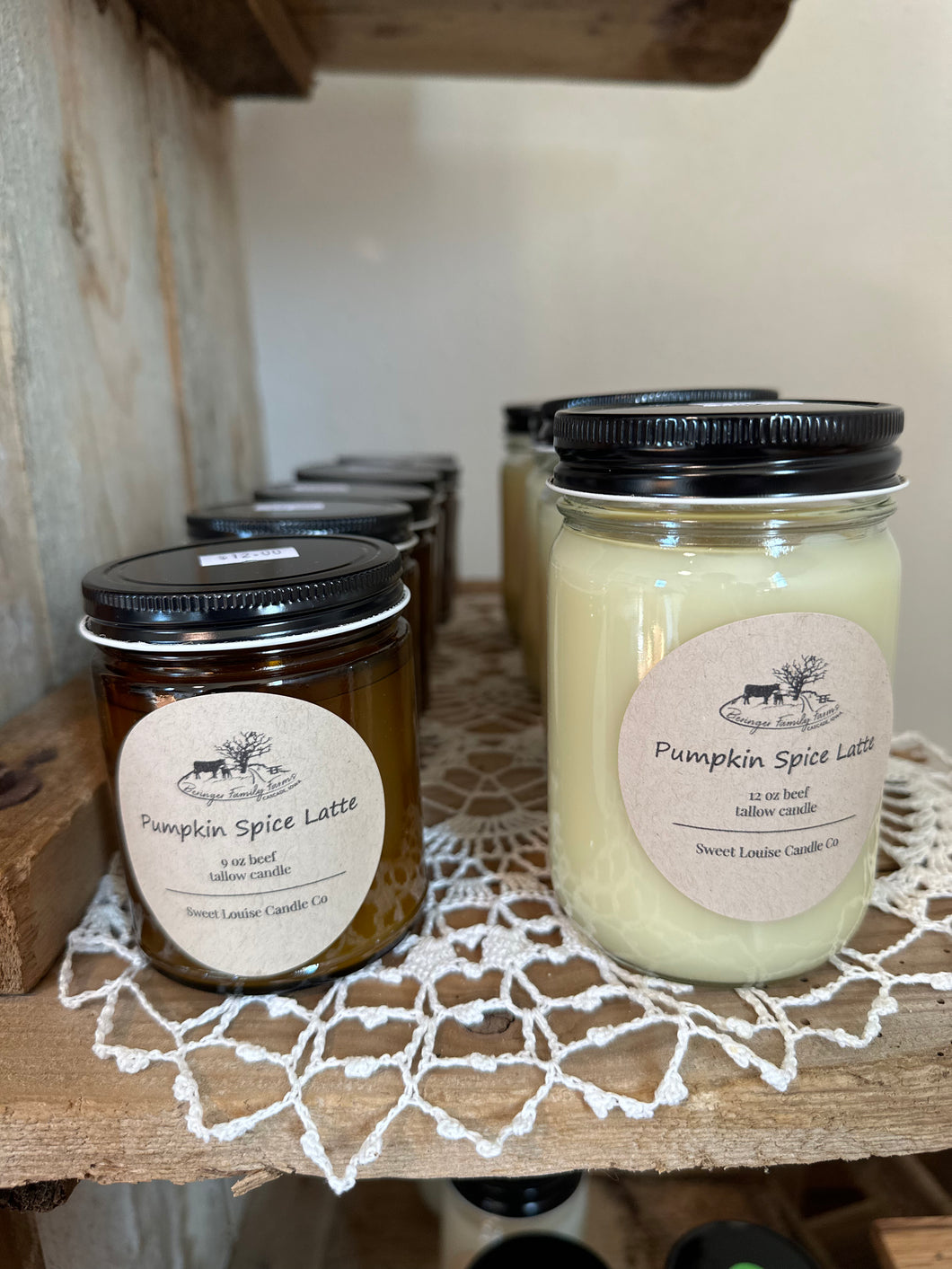 Beef Tallow Candle- Pumpkin Spice