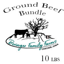 10 Pounds Ground Beef Bundle