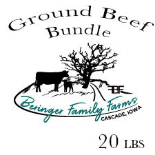 20 Pounds Ground Beef Bundle